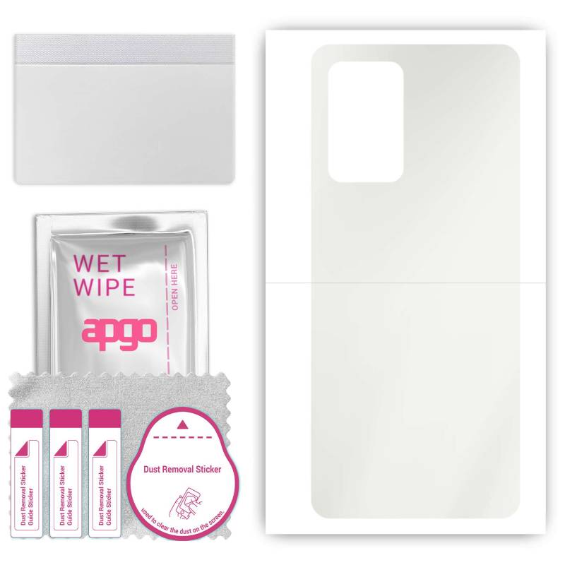 apgo MATTE Protective Skin Sticker for the back compatible with Oppo Find X5 Lite, Wrap Film, Hydrogel Film, Flexible, Soft TPU with positioning layer von Joom DACH
