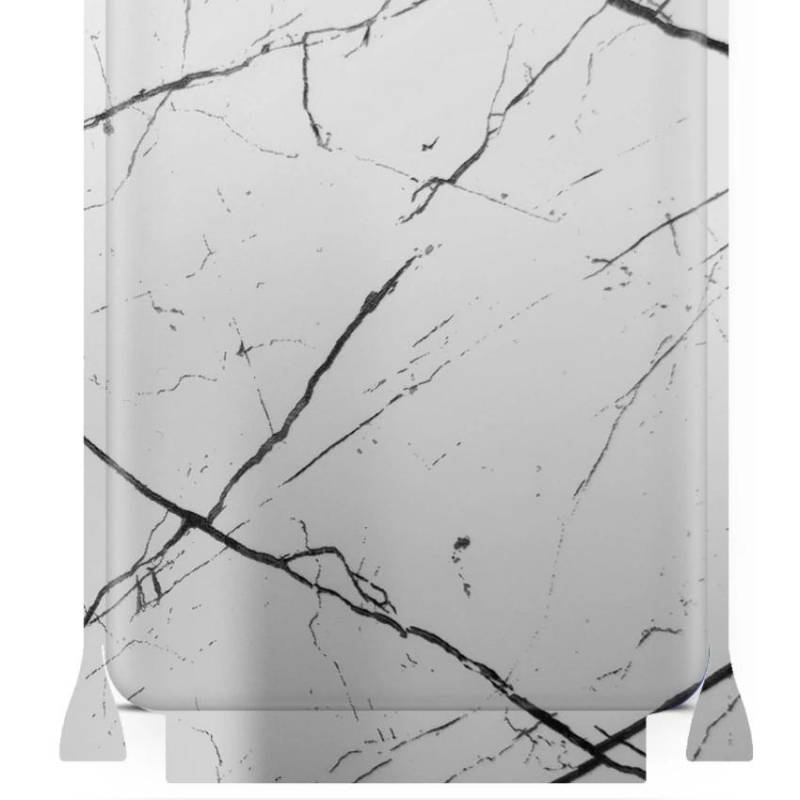 apgo Protective Skin Sticker for the back+sides compatible with Honor 7X, Full Wrap Film, Foil, Vinyl - Pattern White Marble von Joom DACH