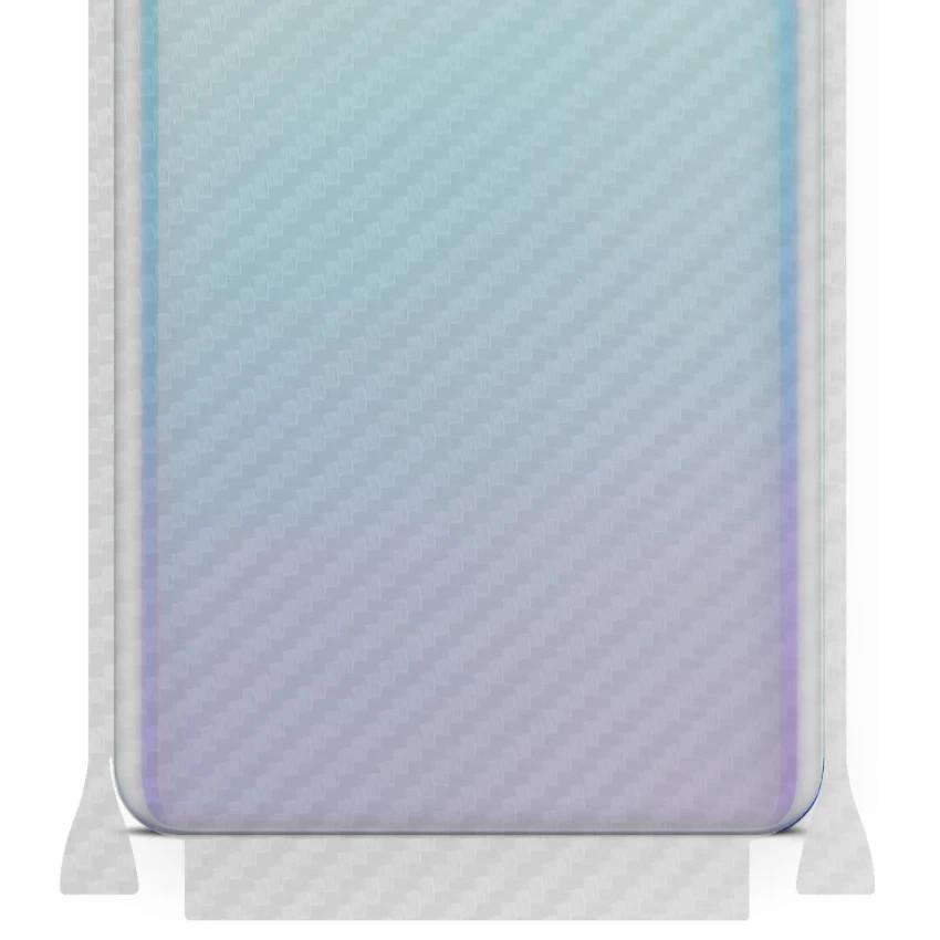apgo Protective Skin Sticker for the back+sides compatible with Huawei nova 5i Pro, Full Wrap Film, Foil, Vinyl - Pattern Transparent Carbon von Joom DACH