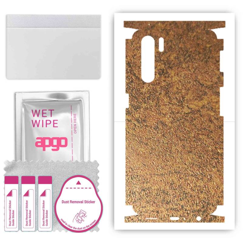 apgo Protective Skin Sticker for the back+sides compatible with Oppo Reno3, Full Wrap Film, Foil, Vinyl - Pattern Rusty Copper von Joom DACH