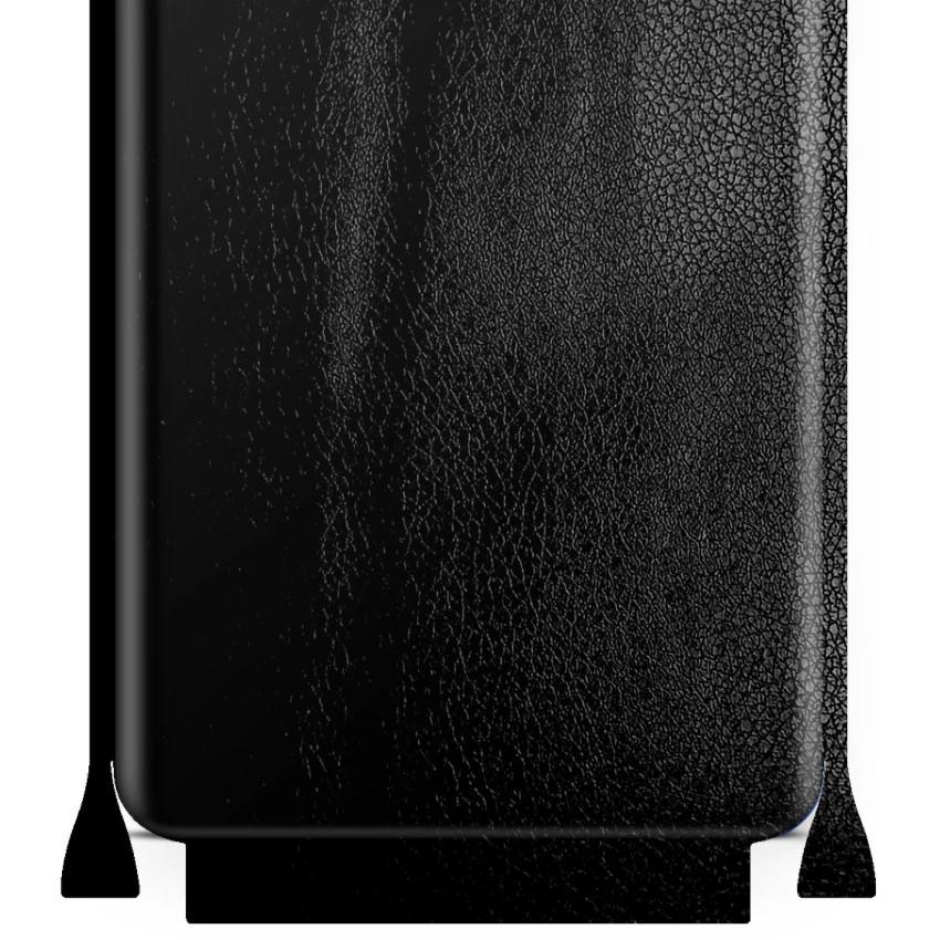 apgo Protective Skin Sticker for the back+sides compatible with Xiaomi Redmi Note 10 5G, Full Wrap Film, Foil, Vinyl - Pattern Black Leather von Joom DACH