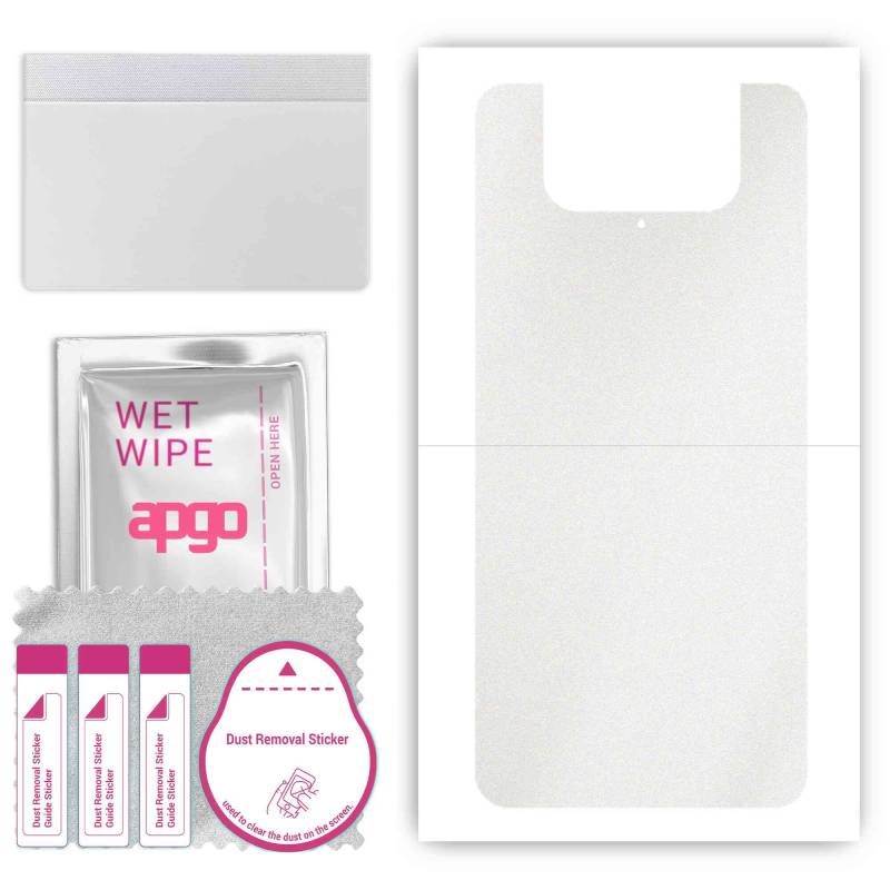 apgo Protective Skin Sticker for the back compatible with Asus ZenFone 8 Flip, Wrap Film, Foil, Vinyl - Pattern Matte Transparent von Joom DACH