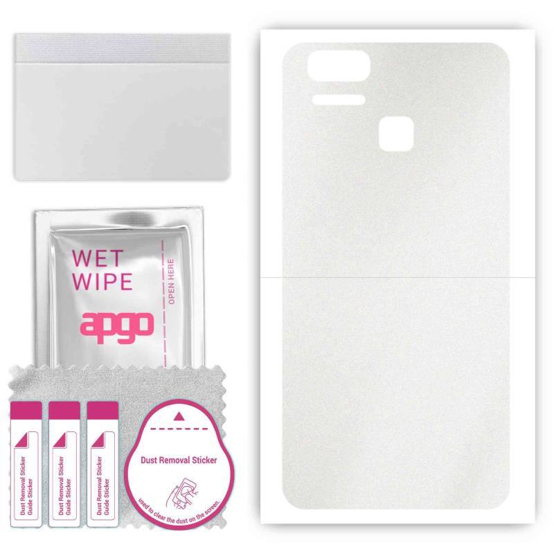 apgo Protective Skin Sticker for the back compatible with Asus Zenfone 3 Zoom ZE553KL Zoom S, Wrap Film, Foil, Vinyl - Pattern Matte Transparent von Joom DACH