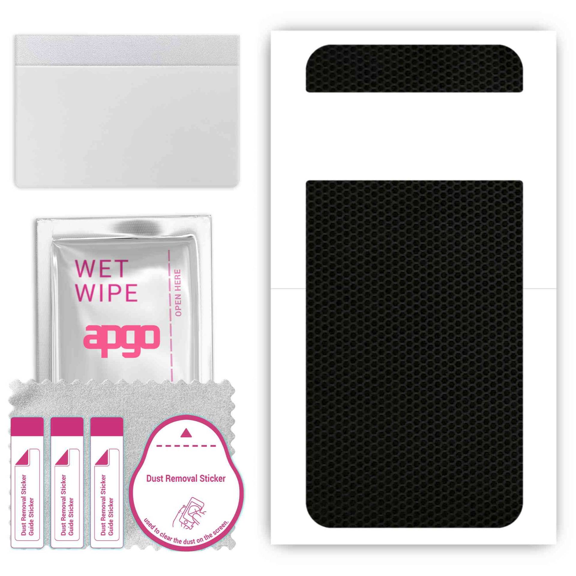 apgo Protective Skin Sticker for the back compatible with Google Pixel 8, Wrap Film, Foil, Vinyl - Pattern Matrix von Joom DACH