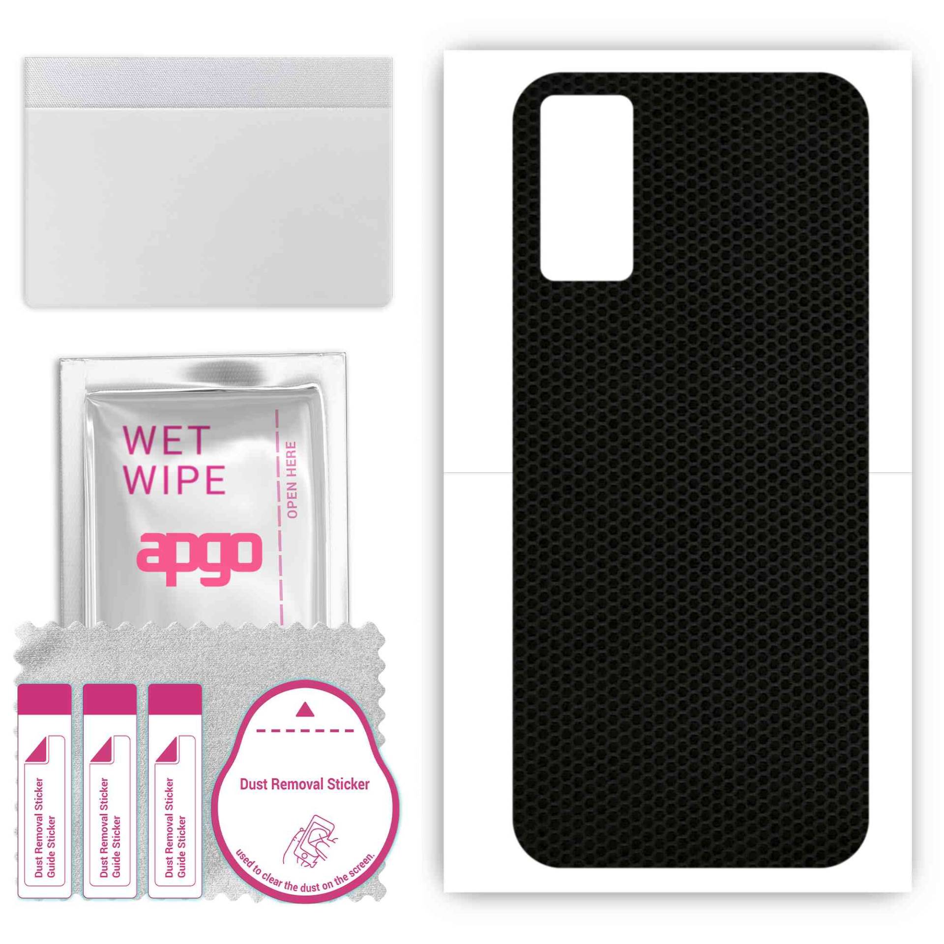 apgo Protective Skin Sticker for the back compatible with Honor Play 4T Pro, Wrap Film, Foil, Vinyl - Pattern Matrix von Joom DACH