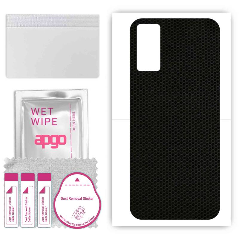 apgo Protective Skin Sticker for the back compatible with Honor Play 4T Pro, Wrap Film, Foil, Vinyl - Pattern Matrix von Joom DACH