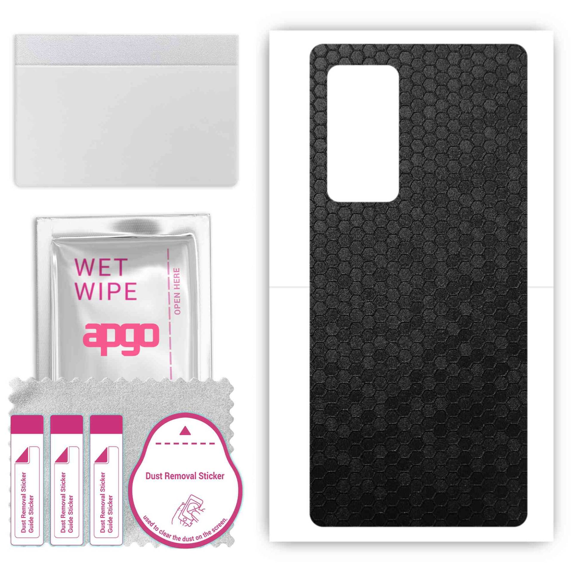 apgo Protective Skin Sticker for the back compatible with Honor V40, Wrap Film, Foil, Vinyl - Pattern Black Honeycomb apgo Protective Skin Sticker for the back compatible with Honor V40, Wrap Film, Foil, Vinyl - Pattern Black Honeycomb von Joom DACH