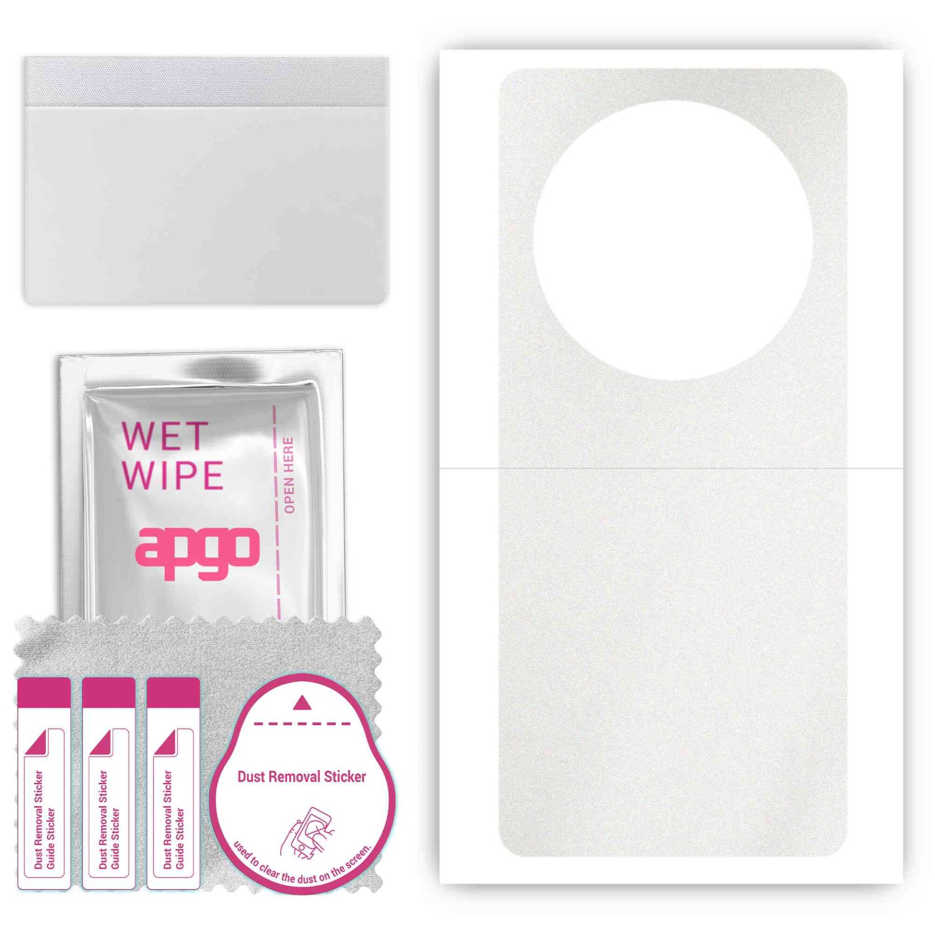 apgo Protective Skin Sticker for the back compatible with Honor X9a, Wrap Film, Foil, Vinyl - Pattern Matte Transparent von Joom DACH