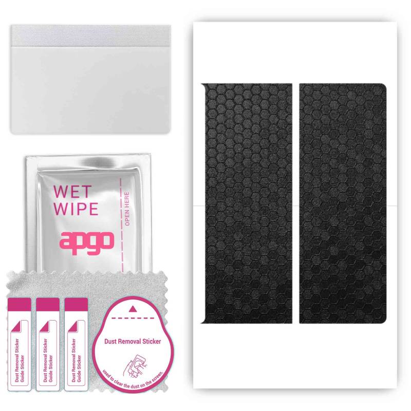 apgo Protective Skin Sticker for the back compatible with Huawei Mate XS 2, Wrap Film, Foil, Vinyl - Pattern Black Honeycomb apgo Protective Skin Sticker for the back compatible with Huawei Mate XS 2, Wrap Film, Foil, Vinyl - Pattern Black Honeycomb von Joom DACH