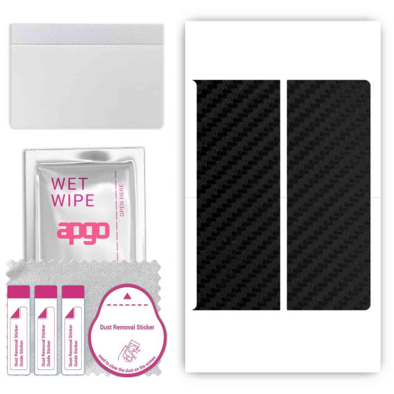 apgo Protective Skin Sticker for the back compatible with Huawei Mate XS 2, Wrap Film, Foil, Vinyl - Pattern Carbon Black apgo Protective Skin Sticker for the back compatible with Huawei Mate XS 2, Wrap Film, Foil, Vinyl - Pattern Carbon Black von Joom DACH