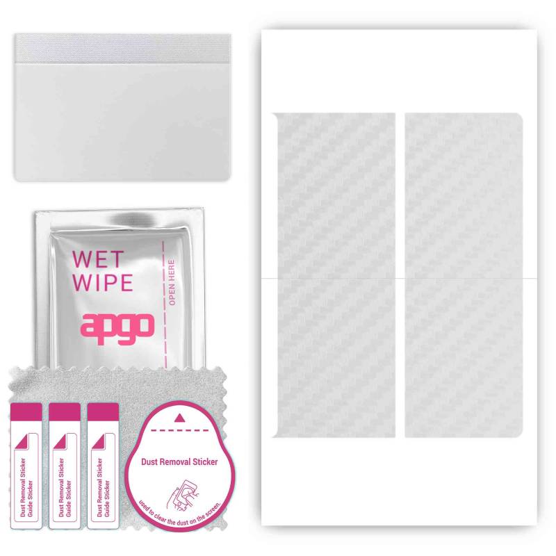 apgo Protective Skin Sticker for the back compatible with Huawei Mate XS 2, Wrap Film, Foil, Vinyl - Pattern Transparent Carbon apgo Protective Skin Sticker for the back compatible with Huawei Mate XS 2, Wrap Film, Foil, Vinyl - Pattern Transparent Carbon von Joom DACH