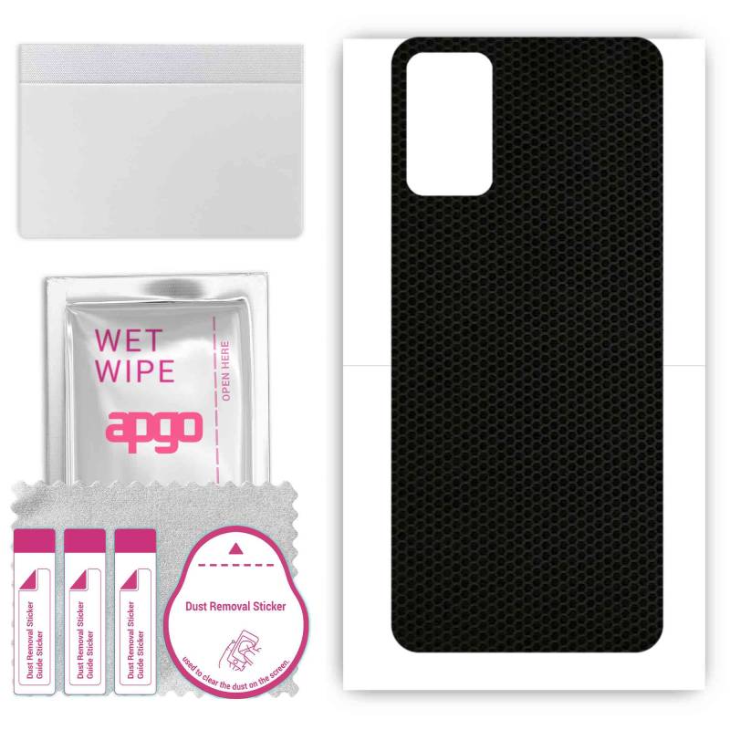 apgo Protective Skin Sticker for the back compatible with Infinix Note 10 Pro, Wrap Film, Foil, Vinyl - Pattern Matrix von Joom DACH