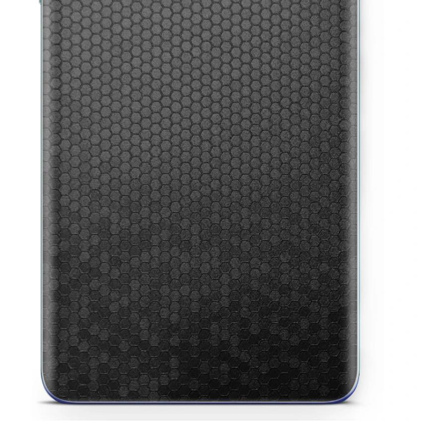 apgo Protective Skin Sticker for the back compatible with Motorola Moto G04, Wrap Film, Foil, Vinyl - Pattern Black Honeycomb von Joom DACH