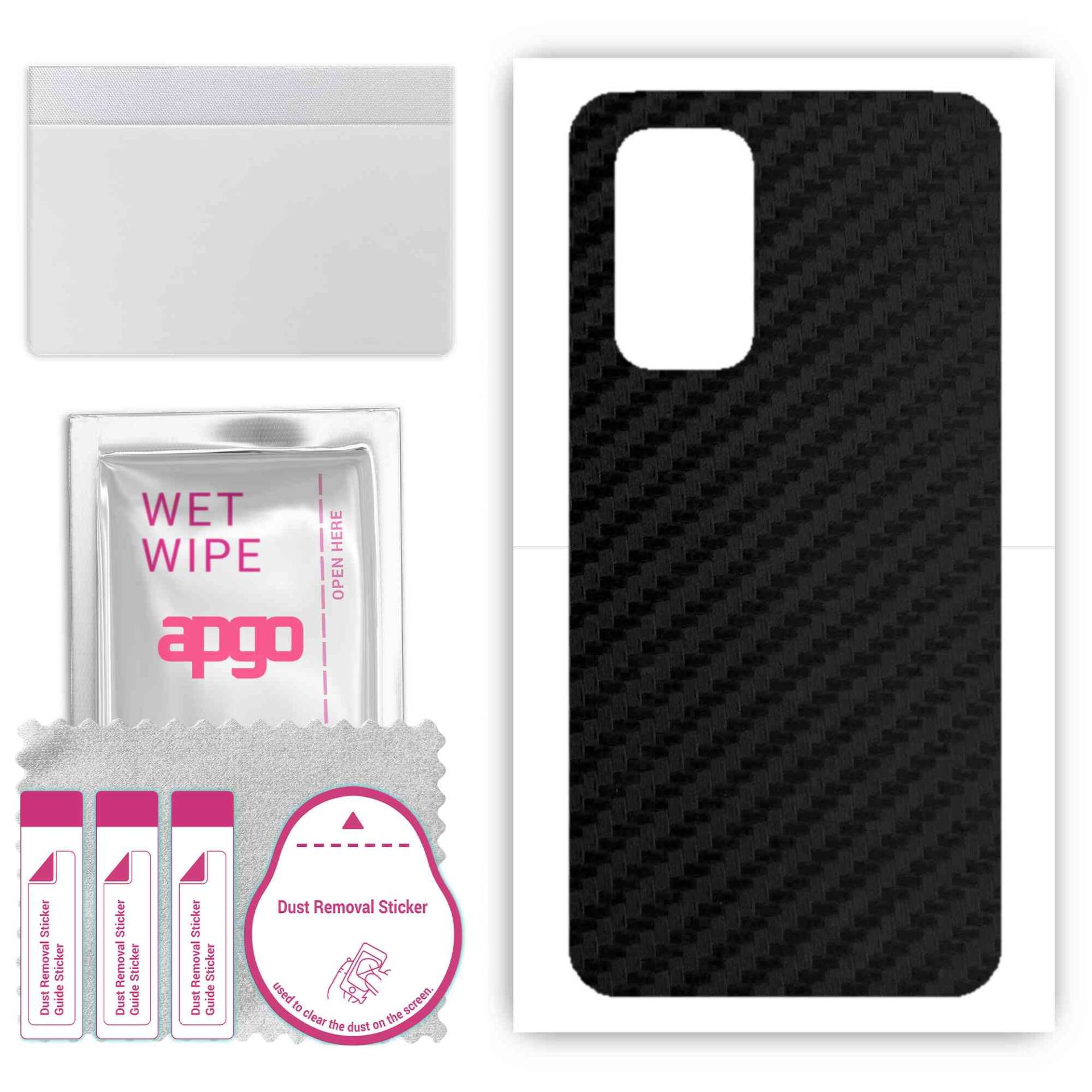apgo Protective Skin Sticker for the back compatible with OnePlus 9, Wrap Film, Foil, Vinyl - Pattern Carbon Black apgo Protective Skin Sticker for the back compatible with OnePlus 9, Wrap Film, Foil, Vinyl - Pattern Carbon Black von Joom DACH