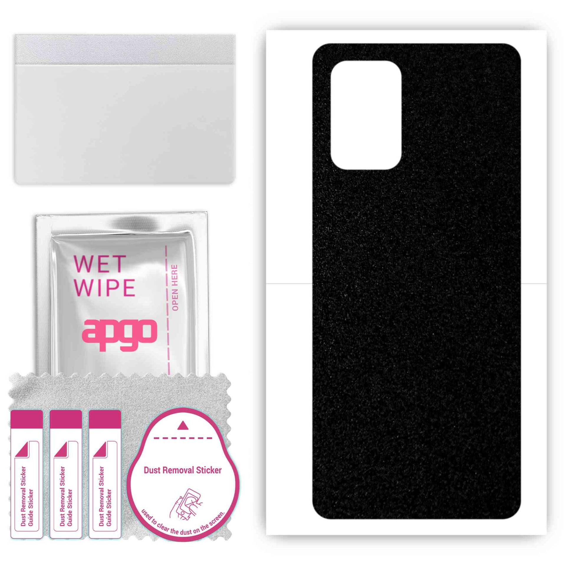 apgo Protective Skin Sticker for the back compatible with Oppo A16s, Wrap Film, Foil, Vinyl - Pattern Matte Black apgo Protective Skin Sticker for the back compatible with Oppo A16s, Wrap Film, Foil, Vinyl - Pattern Matte Black von Joom DACH