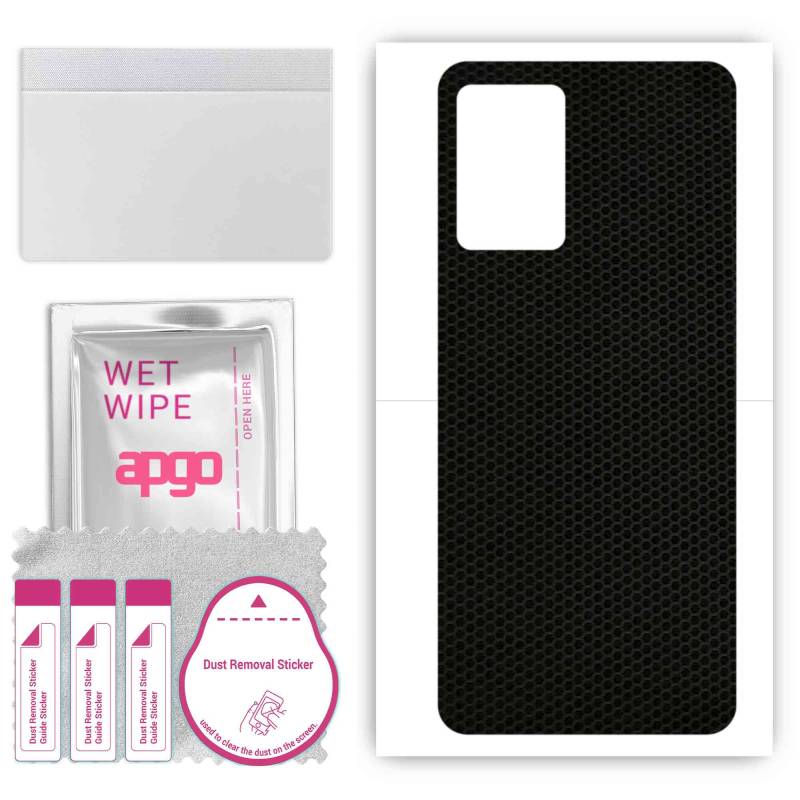 apgo Protective Skin Sticker for the back compatible with Realme Q3s, Wrap Film, Foil, Vinyl - Pattern Matrix von Joom DACH