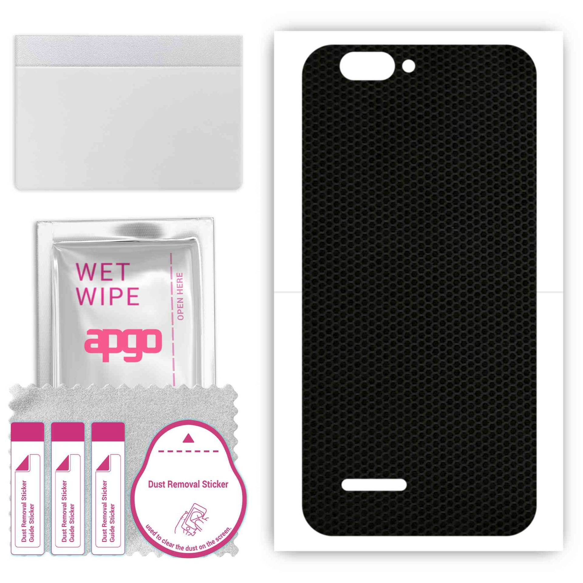 apgo Protective Skin Sticker for the back compatible with Sharp R1S, Wrap Film, Foil, Vinyl - Pattern Matrix von Joom DACH