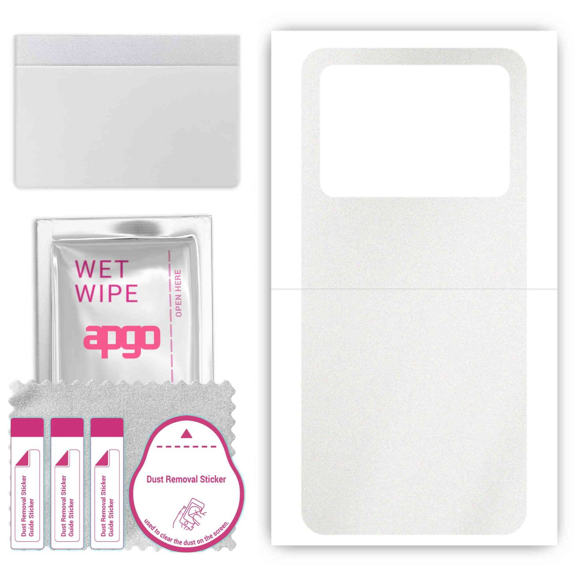 apgo Protective Skin Sticker for the back compatible with Umidigi A15, Wrap Film, Foil, Vinyl - Pattern Matte Transparent von Joom DACH