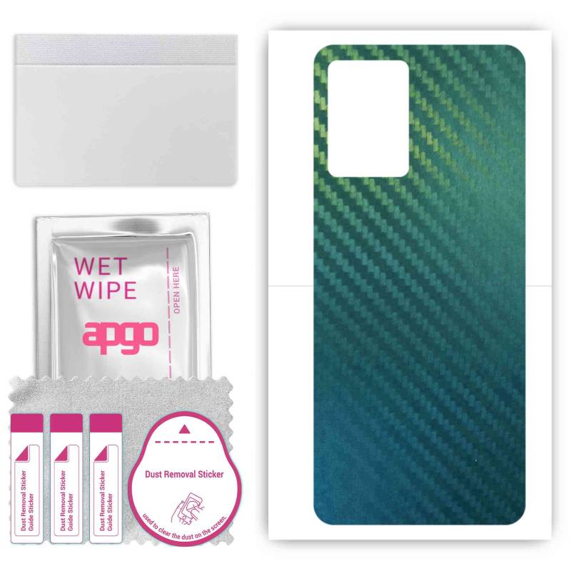 apgo Protective Skin Sticker for the back compatible with Vivo T2x, Wrap Film, Foil, Vinyl - Pattern Carbon Chameleon CAKA1 von Joom DACH