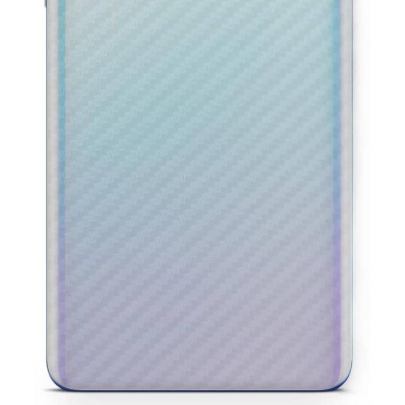 apgo Protective Skin Sticker for the back compatible with Vivo Y12 V2317A, Wrap Film, Foil, Vinyl - Pattern Transparent Carbon von Joom DACH