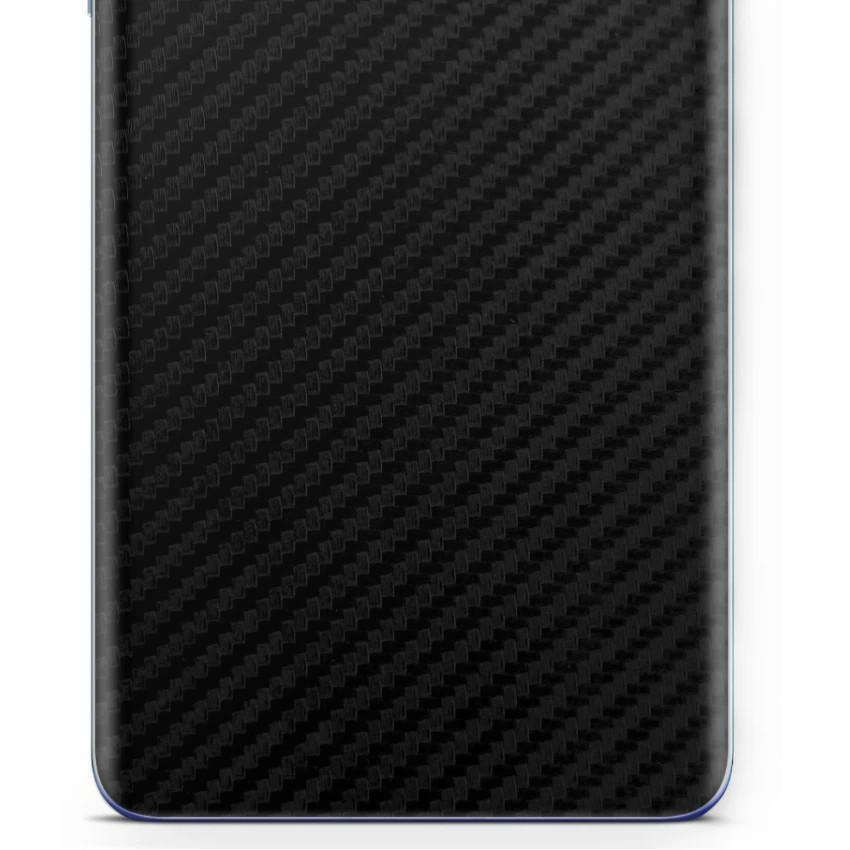 apgo Protective Skin Sticker for the back compatible with ZTE Blade V50S, Wrap Film, Foil, Vinyl - Pattern Carbon Black von Joom DACH