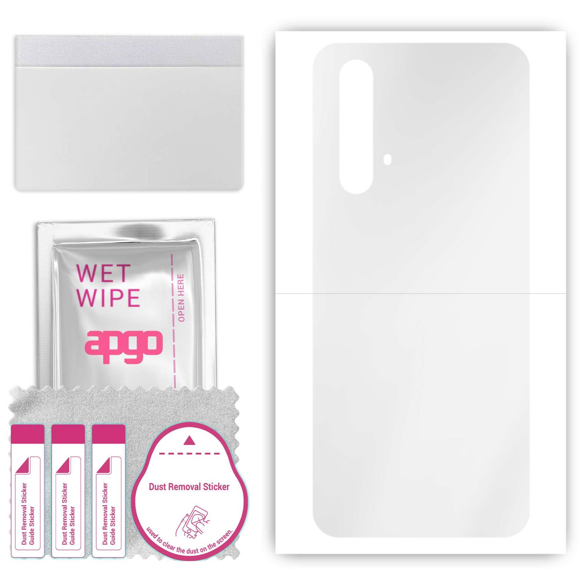 apgo Ultra Clear Protective Skin Sticker for the back compatible with Realme X50T, Wrap Film, Hydrogel Film, Flexible, Soft TPU with positioning layer apgo Ultra Clear Protective Skin Sticker for the back compatible with Realme X50T, Wrap Film, Hydrogel Film, Flexible, Soft TPU with positioning layer von Joom DACH