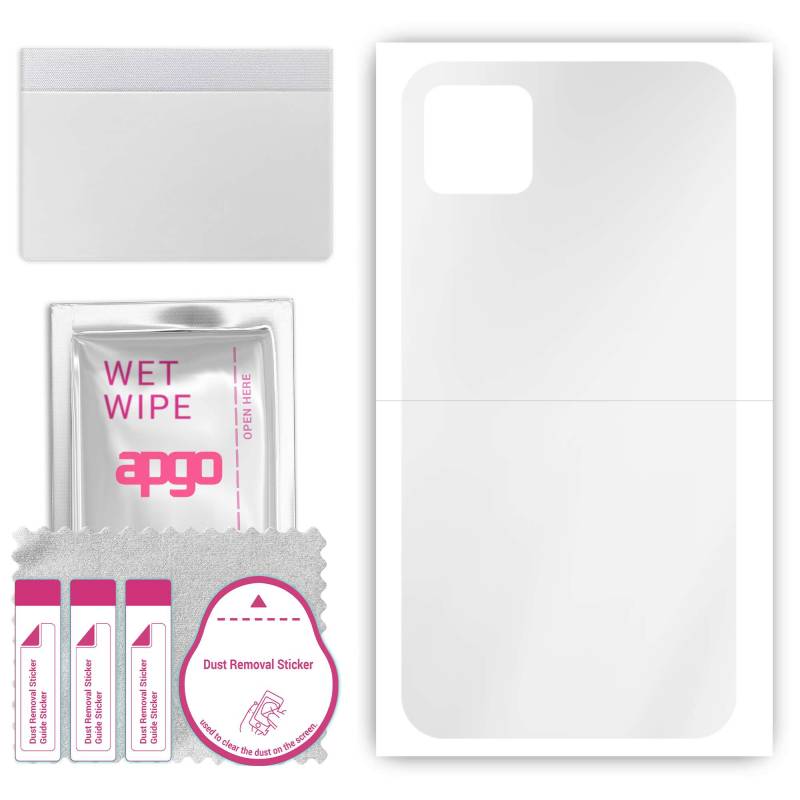 apgo Ultra Clear Protective Skin Sticker for the back compatible with WIko Y52, Wrap Film, Hydrogel Film, Flexible, Soft TPU with positioning layer ea von Joom DACH