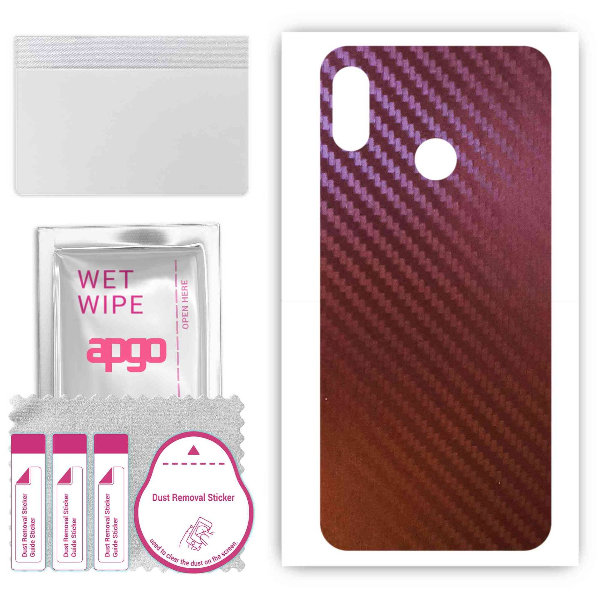 apgo skin sticker film foil vinyl for the BACK compatible with HTC U12 life, scratch-resistant, easy to install - Carbon Chameleon CAKA5 apgo skin sticker film foil vinyl for the BACK compatible with HTC U12 life, scratch-resistant, easy to install - Carbon Chameleon CAKA5 von Joom DACH