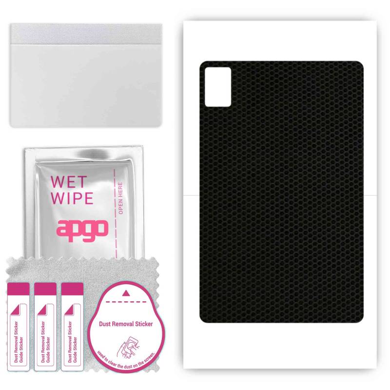 apgo skin sticker film foil vinyl for the BACK compatible with Xiaomi Redmi  Pad SE, scratch-resistant, easy to install - Matrix von Joom DACH
