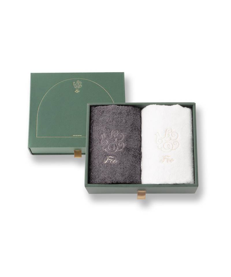 beliebtes Geschenk für Genau wie Foo Tokyo Handtuch Geschenk 2 Anthrazit Beliebtes Luxus Imabari Hergestellt in Bio Inländisch Hochzeit Einweihung Baby Familie von Joom DACH