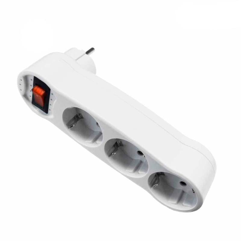 clavija triple t/tl con interruptor 16a 4,8mm (retractilada) edm von Joom DACH