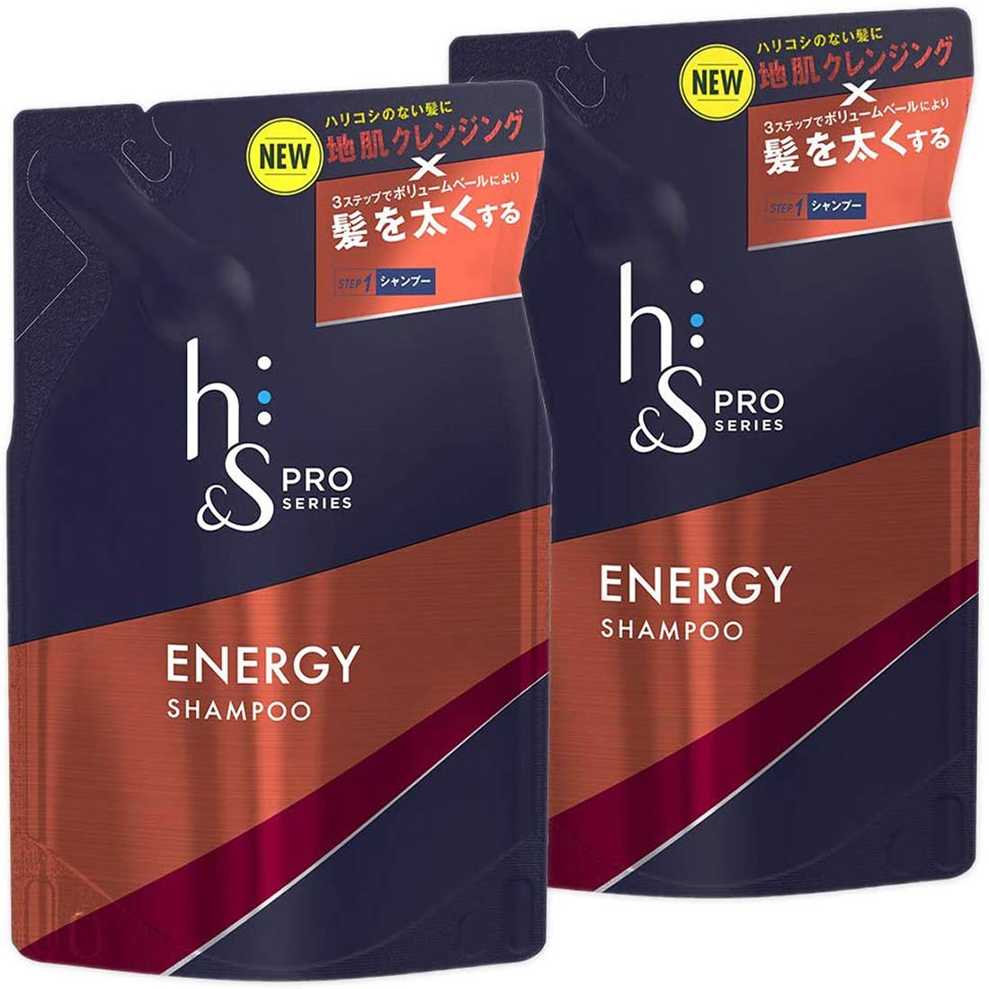 for men Shampoo PRO Series Energy Refill 300mL x 2 [Bulk Purchase] h&s von Joom DACH