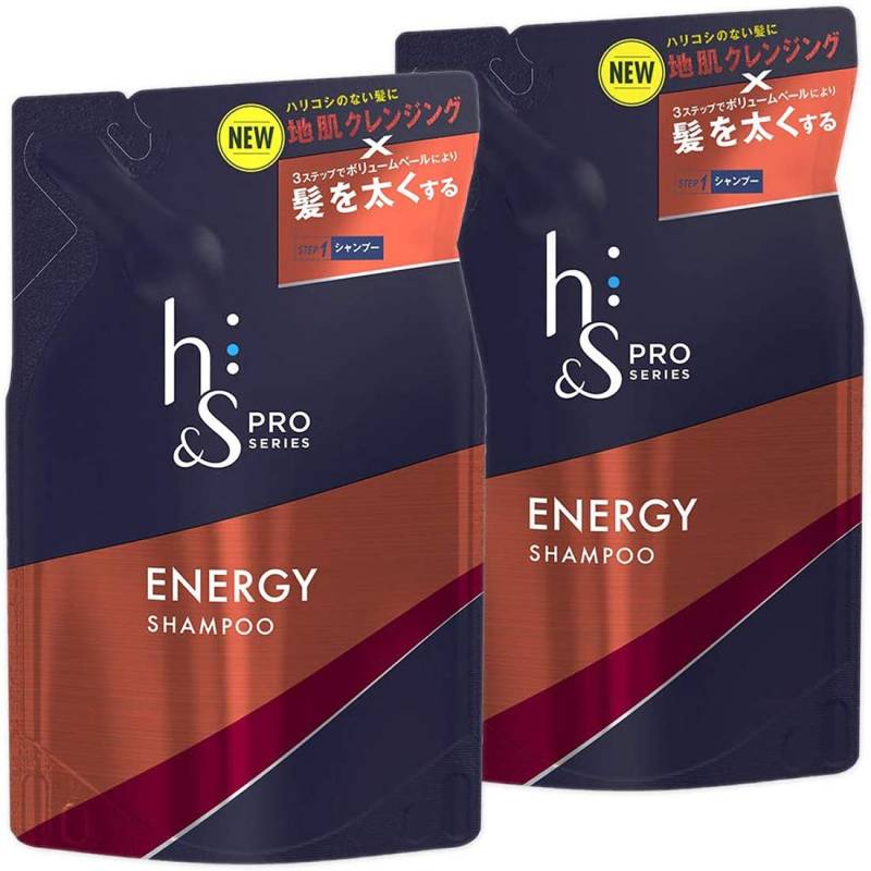 for men Shampoo PRO Series Energy Refill 300mL x 2 [Bulk Purchase] h&s von Joom DACH