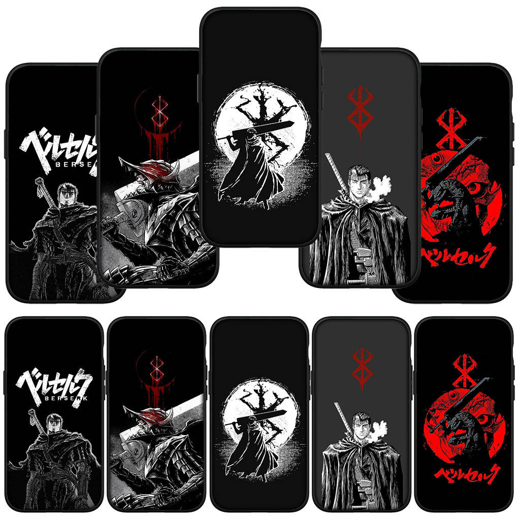 für Samsung Galaxy S24 S23 iPhone 16 15 14 Xiaomi Redmi Note 13 12 11 10 8 Plus 9 Pro 14C S9 Max X XR Handyhülle Poster Berserk Guts OPPO Huawei Cover for Samsung Galaxy A33 5G ceil von Joom DACH