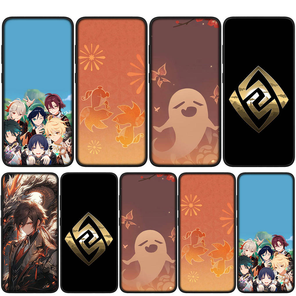 für Samsung Galaxy S24 S23 iPhone 16 15 14 Xiaomi Redmi Note 13 12 11 10 8 Plus 9 Pro Max X XR A16 Handyhülle Genshin Impact Poster OPPO Huawei Cover for iPhone 16 rehbraun von Joom DACH