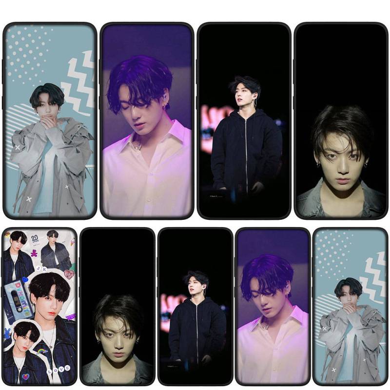 für Samsung Galaxy S24 S23 iPhone 16 15 14 Xiaomi Redmi Note 13 12 11 Plus 9 Pro Max X XR Telefonhülle Poster Jeon Jung Kook Jeonkook OPPO Huawei Cover for Samsung Galaxy S23 himmelblau von Joom DACH
