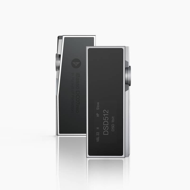 iBasso Audio DC07PRO Tragbarer Kopfhörerverstärker mit iBasso Quad DAC CS43131 x 4 symmetrisches Single-Ended USB PCM 32bit 768kHz OTG-Kabel inklusive Dongle silber von Joom DACH