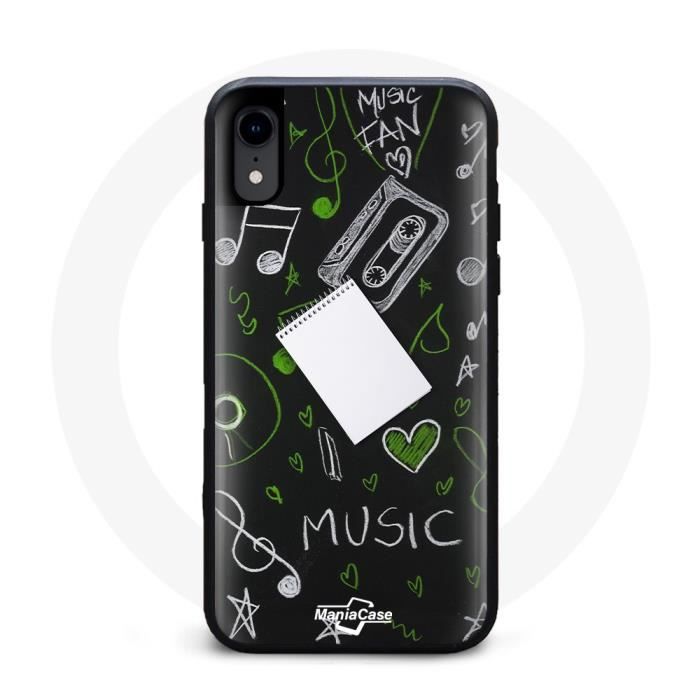 iPhone-XS-Hülle mit Musikzeichnungsmuster von Joom DACH