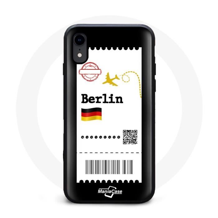 iPhone XS Max Hülle Berlin Flugticket von Joom DACH