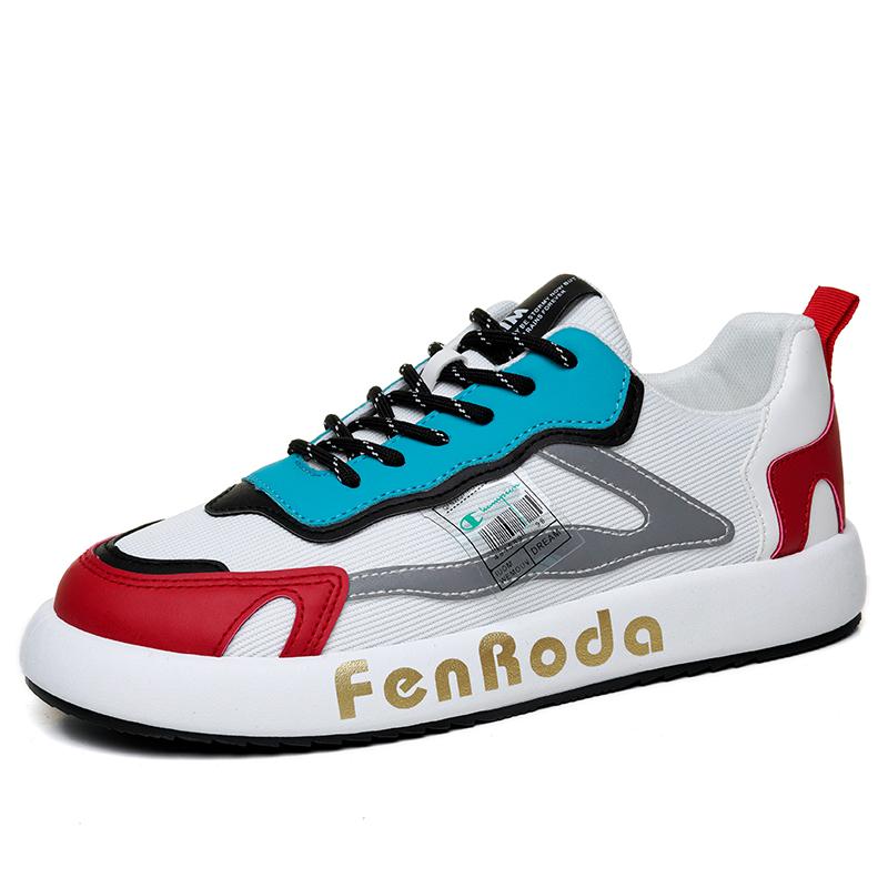 neue Herren bequeme Outdoor bequeme dicksohlige Mesh-Schuhe Atmungsaktive dicksohlige Board-Schuhe modische Herrenschuhe 44 blau von Joom DACH