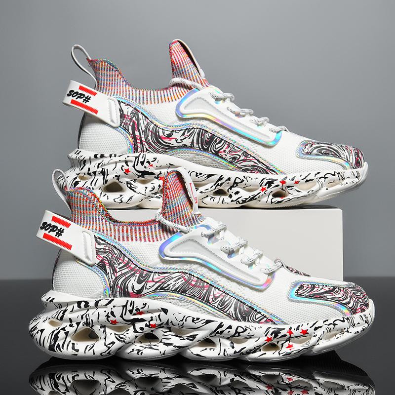 neue Schuhe für Herren Sneaker Herren lässig Herrenschuhe Tennis Luxusschuhe Trainer Race Atmungsaktive Schuhe Mode Slipper Laufen 46 von Joom DACH