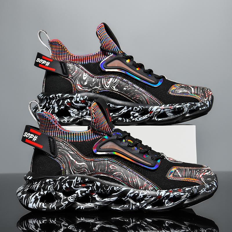 neue Schuhe für Herren Sneaker Herren lässig Herrenschuhe Tennis Luxusschuhe Trainer Race Atmungsaktive Schuhe Mode Slipper Laufen 46 von Joom DACH