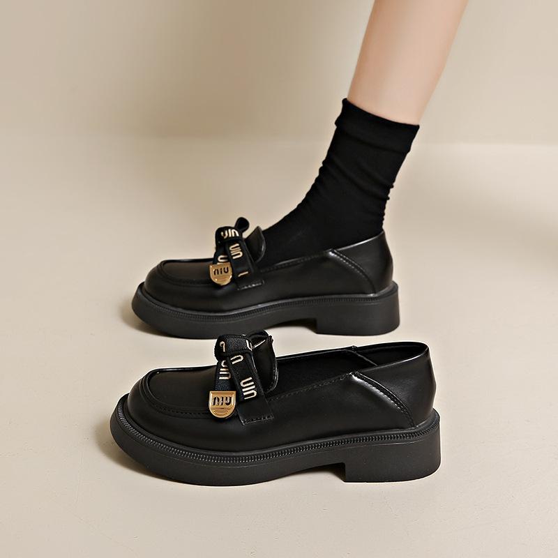 neues Mädchen Lolita JK Uniform Damen Pumps Niedliche Mary Janes Niedriger Absatz Schleife Lässige Slipper PU-Leder Slip-on Flache Mokassins Schuhe 40 schwarz von Joom DACH