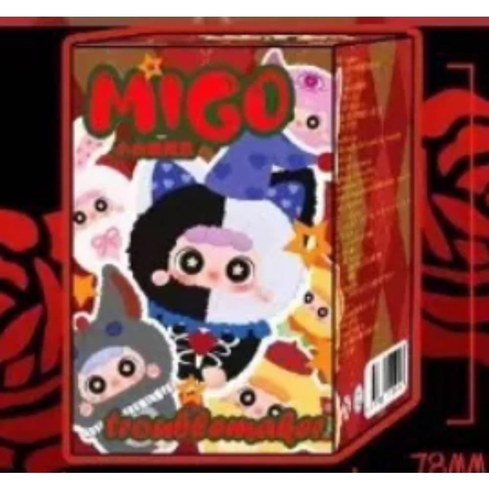 neues migo Baby Three Troublemaker Series Vinyl Blind Box Actionfigur Spielzeug Kawaii Puppen Mystery Box Kinder Geburtstagsgeschenk für Mädchen von Joom DACH