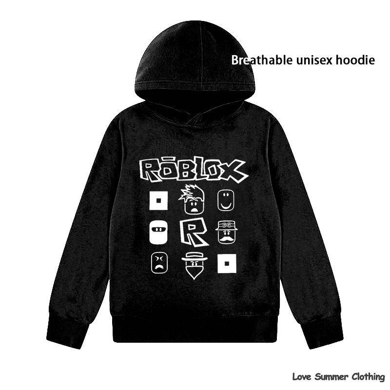 roblox Lässiger Pullover-Hoodie für Jungen Alter 4-14 mit HD-Druck Dünner Jungen-Pullover Sale Schlichte Mädchen-Freizeitkleidung Herbst-Hoodie Langarm Zurück zur Schule 150 von Joom DACH