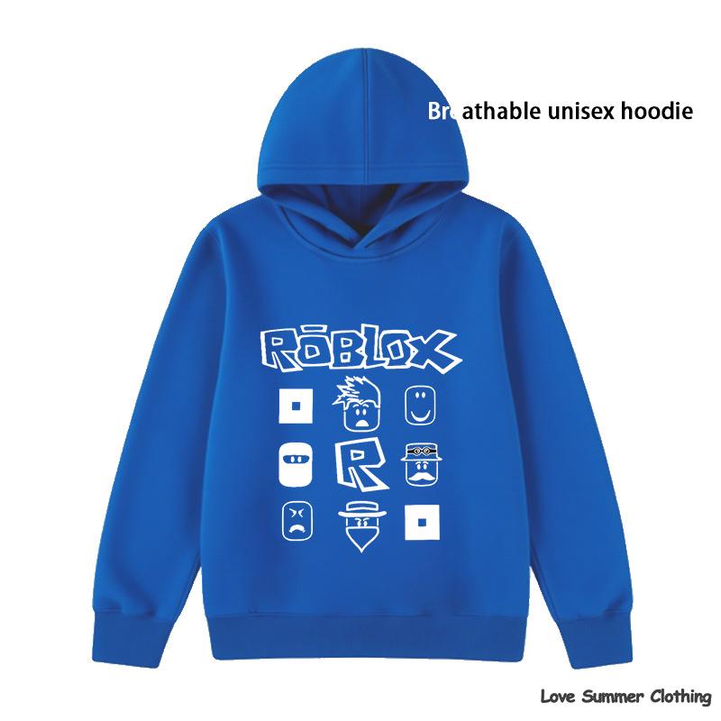 roblox Lässiger Pullover-Hoodie für Jungen Alter 4-14 mit HD-Druck Dünner Jungen-Pullover Sale Schlichte Mädchen-Freizeitkleidung Herbst-Hoodie Langarm Zurück zur Schule 160 von Joom DACH