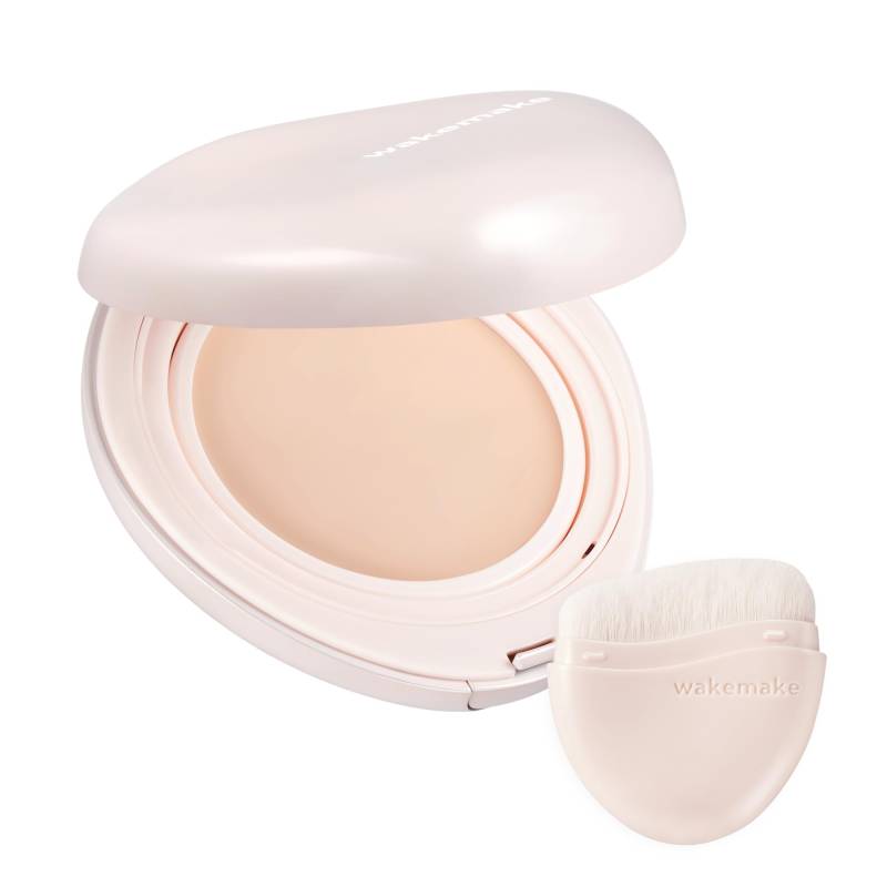 wakemake Water Glow Coating Balm 03 Natural Beige Korean Cosmetics Balm Foundation Glowing Skin Close Moisturizing Bare Skin Feel Brush Included von Joom DACH