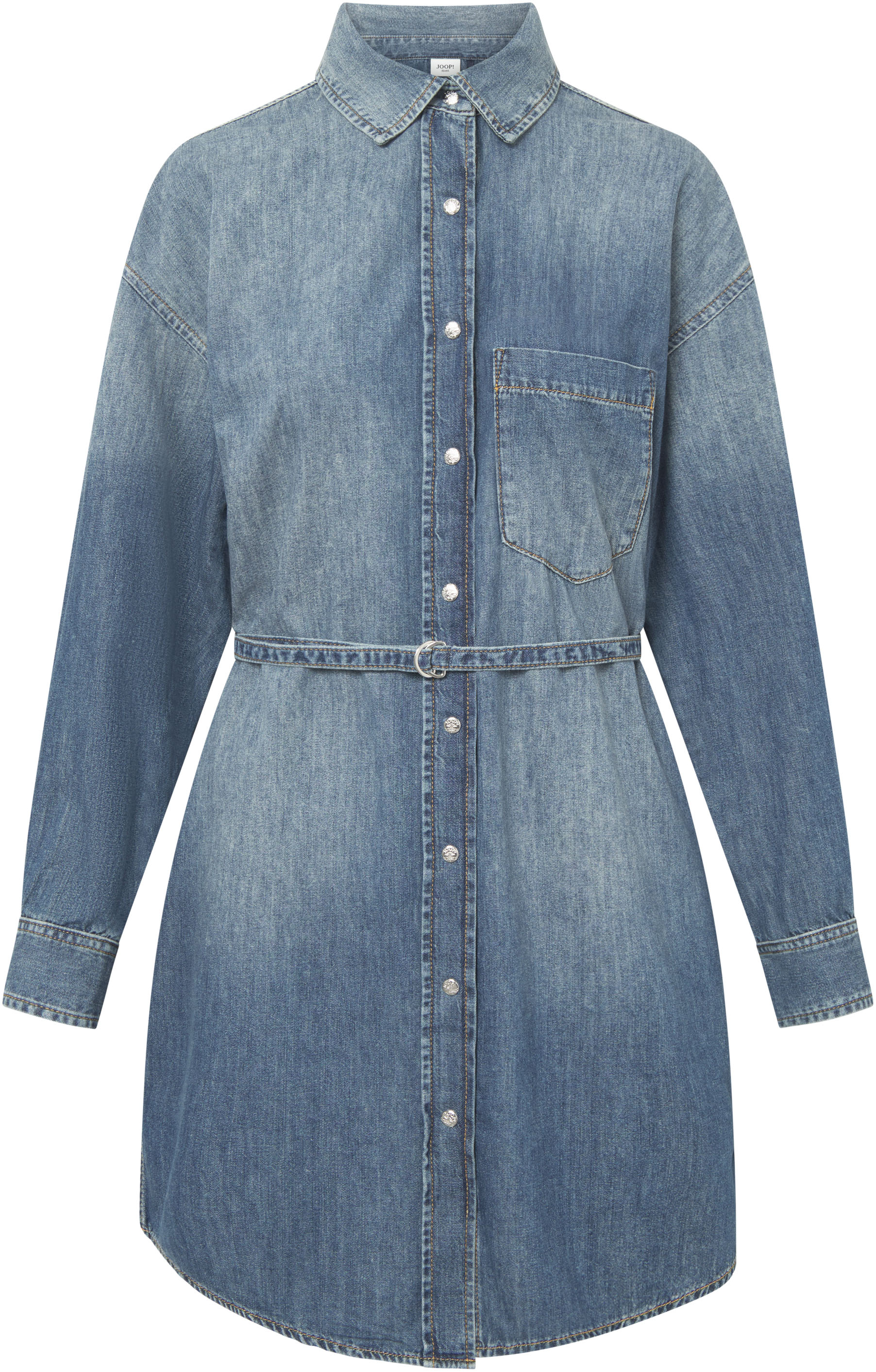 Joop Jeans Jeanskleid "Nele" aufgesetzte Tasche mit Gürtel Joop Jeans Jeanskleid "Nele" aufgesetzte Tasche mit Gürtel von Joop Jeans