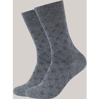 2er-Pack Socken in Dunkelgrau meliert von Joop!