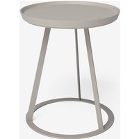 Beistelltisch JOOP! ROUND mit lackierter Holzfaserplatte, 45 x 47 cm in Taupe von Joop!